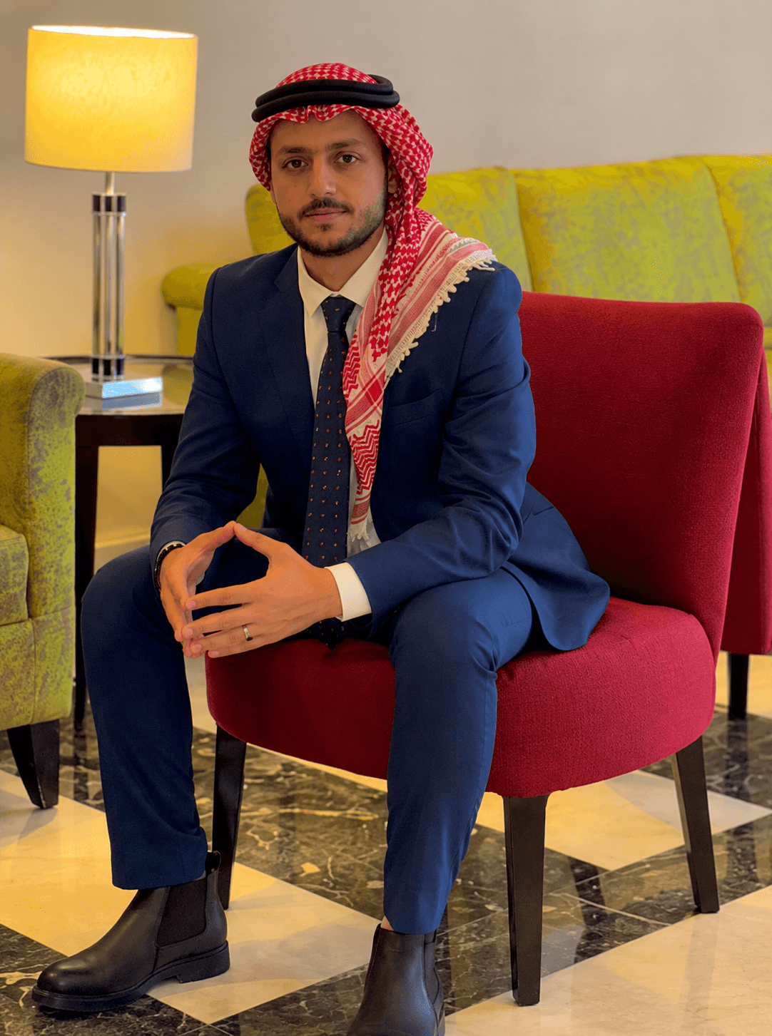 Portrait of Hamza Khlaifat